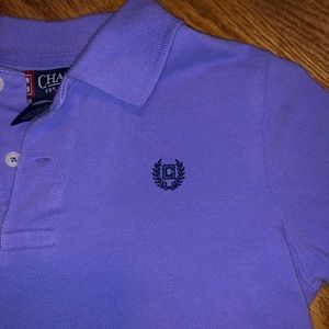 Boys Chaps collard shirt size 7 purple